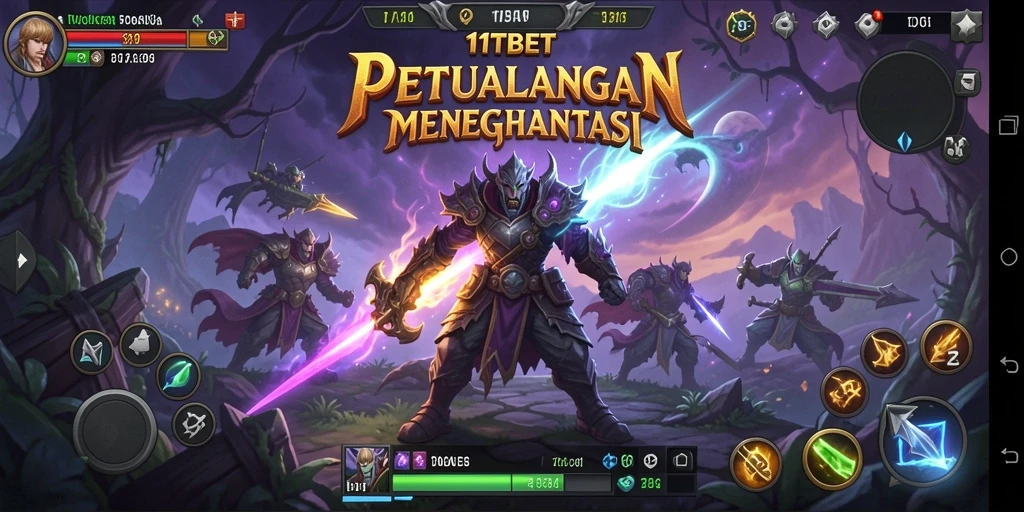Tampilan gameplay menarik di dunia petualangan 11TBET.
