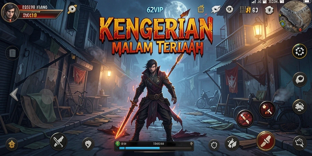Tangkapan layar menunjukkan gameplay menyeramkan dengan suasana penuh ketegangan.