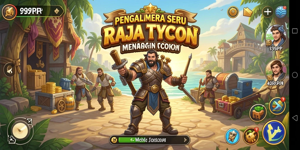 Gambaran gameplay Tycoon yang seru di 99RP.