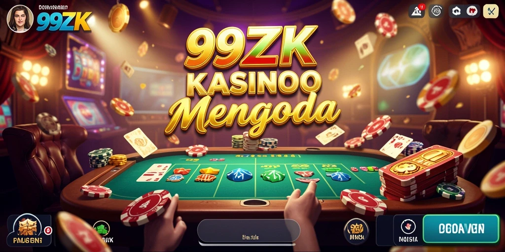 Tampilan gameplay mendebarkan dari 99ZK dalam suasana Kasino.