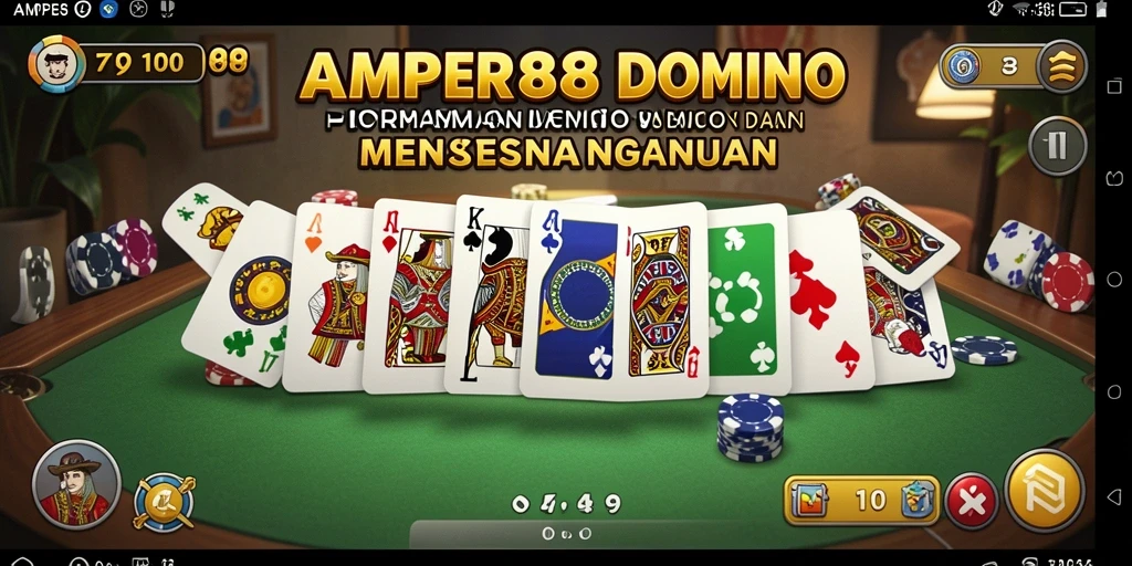 Tampilan gameplay yang menarik dan penuh aksi dalam AMPER88.