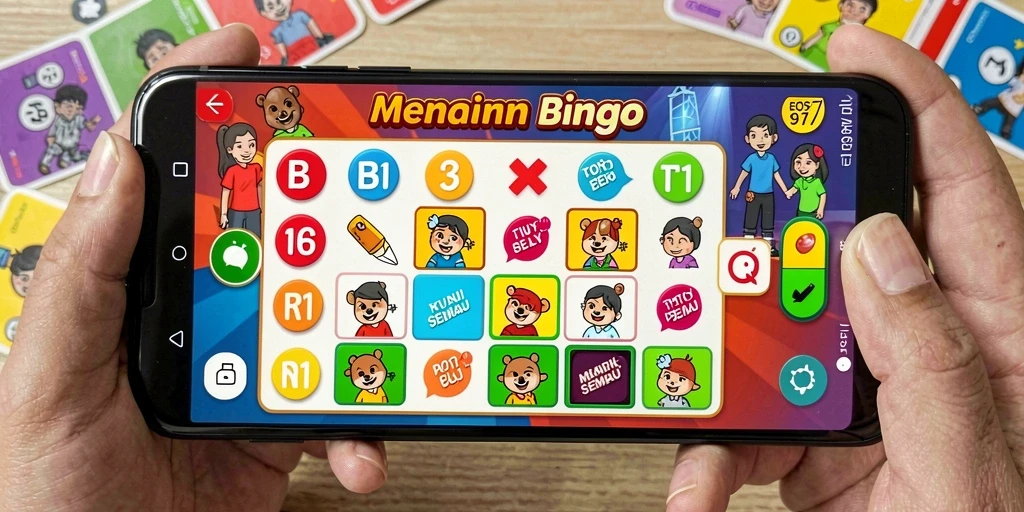 Tampilan gameplay menarik dalam aplikasi Bingo EOS77.