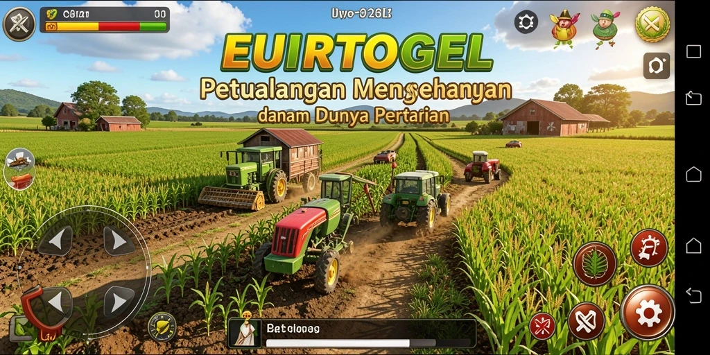 Tampilan menarik dari gameplay EUROTOGEL dalam bertani.