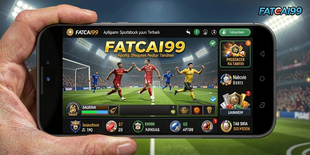 Screenshot FATCAI99 menampilkan antarmuka permainan taruhan olahraga.