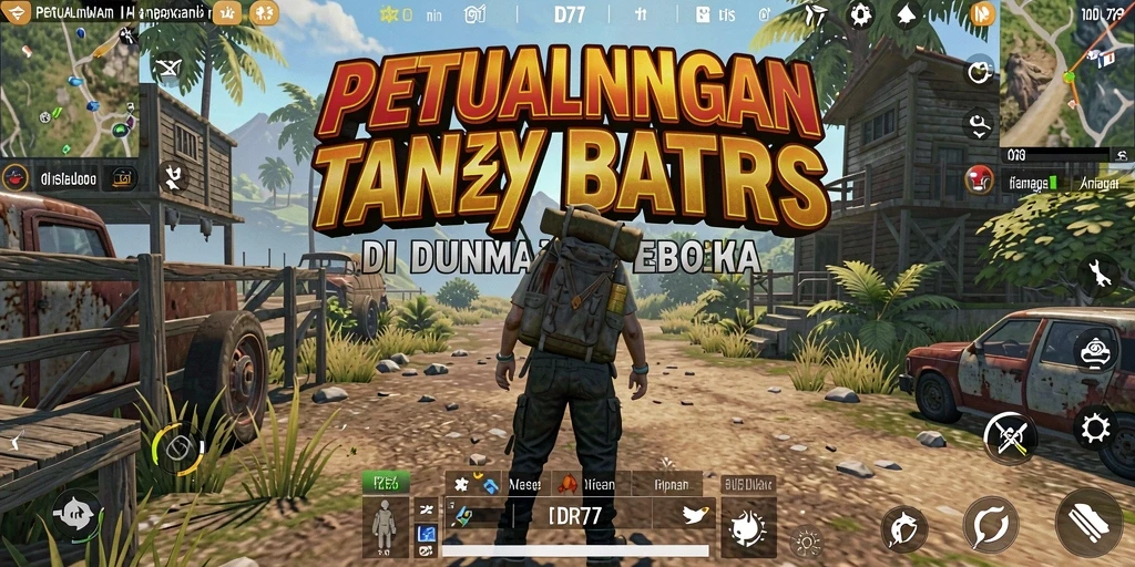 Tangkapan layar gameplay IDR77 menampilkan petualangan seru di dunia terbuka.