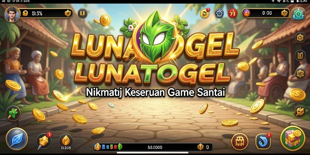 Screenshot gameplay LUNATOGEL yang penuh warna dan menyenangkan.