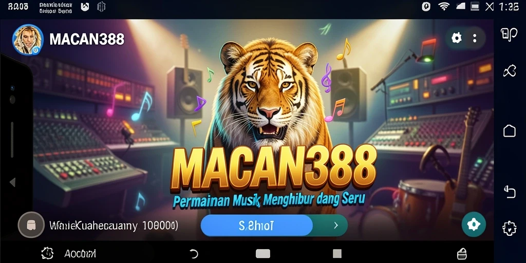 Tampilan gameplay MACAN388 yang dinamis dan penuh warna.