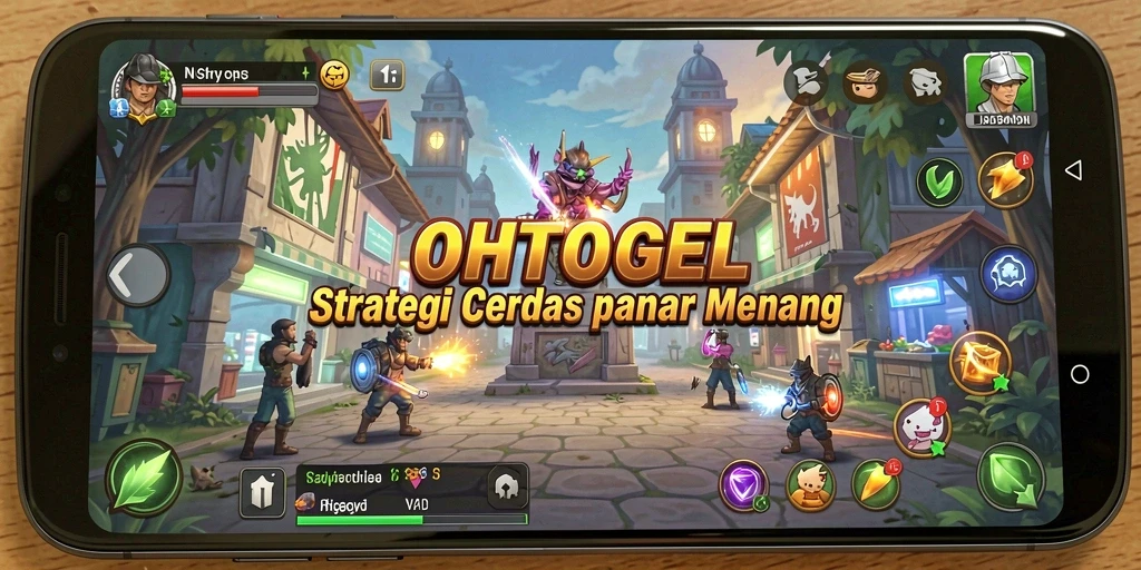 Screenshot gameplay OHTOGEL yang menunjukkan aksi strategi menegangkan.