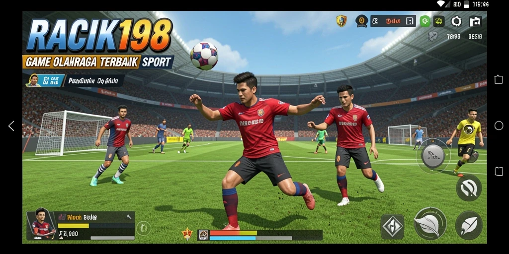 Tampilan gameplay seru dari RACIK198 yang penuh aksi olahraga.