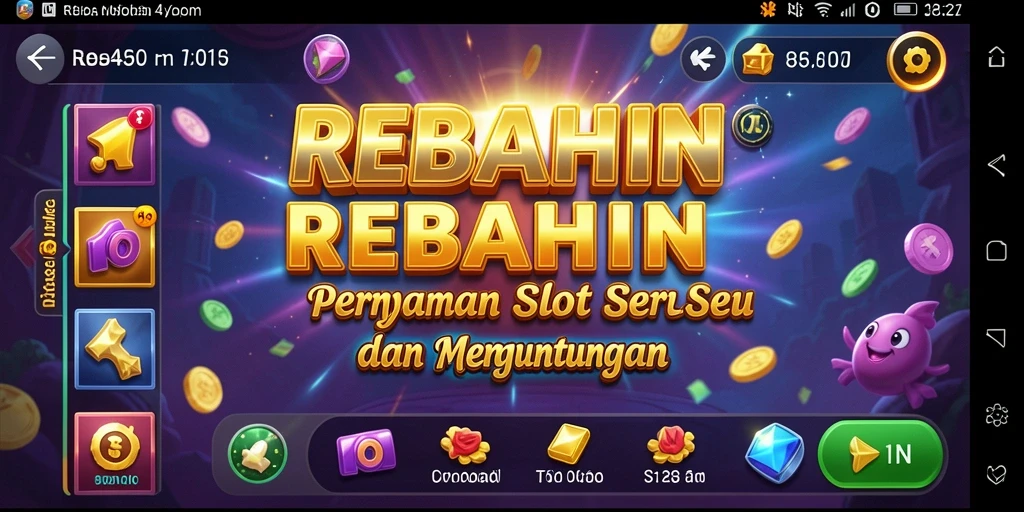 Tampilan gameplay <strong>REBAHIN</strong> yang seru dan menarik di mesin slot.