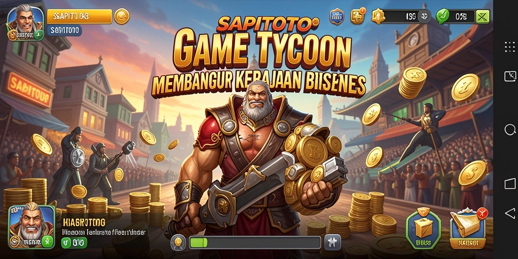 Tampilan gameplay Tycoon yang menarik dan interaktif.