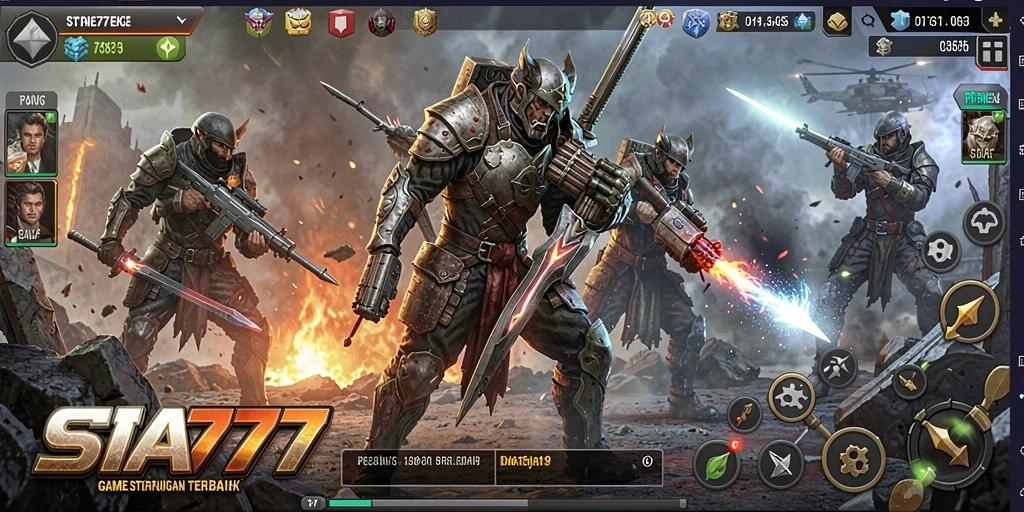 Gameplay menarik dan pertarungan epik dari SIA777.
