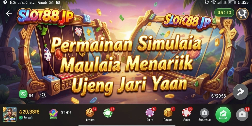 Tampilan gameplay SLOT88JP yang penuh warna dan menarik.