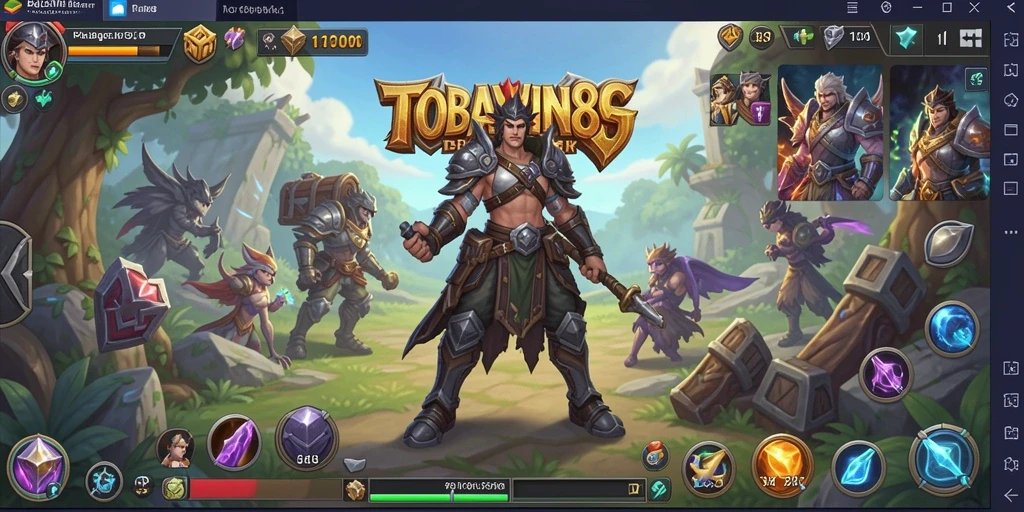 Tampilan gameplay TOBAWIN88 yang menegangkan dan penuh aksi.